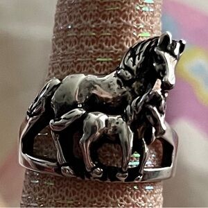 OTTO Sterling Silver Horse Ring~7.5